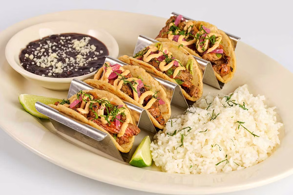 Grilled Steak Tacos - The Cheesecake Factory Menu Prices 2026